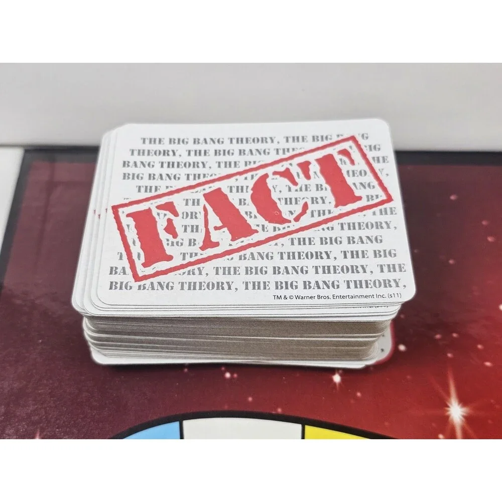 The BIG BANG THEORY Fact or Fiction Trivia Board Game - Cardinal Games COMPLETE